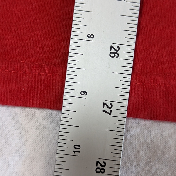 RAWYALTY BOMB RAW DRIP RED CHENILLE TEE-RED Medium - Picture 5 of 9